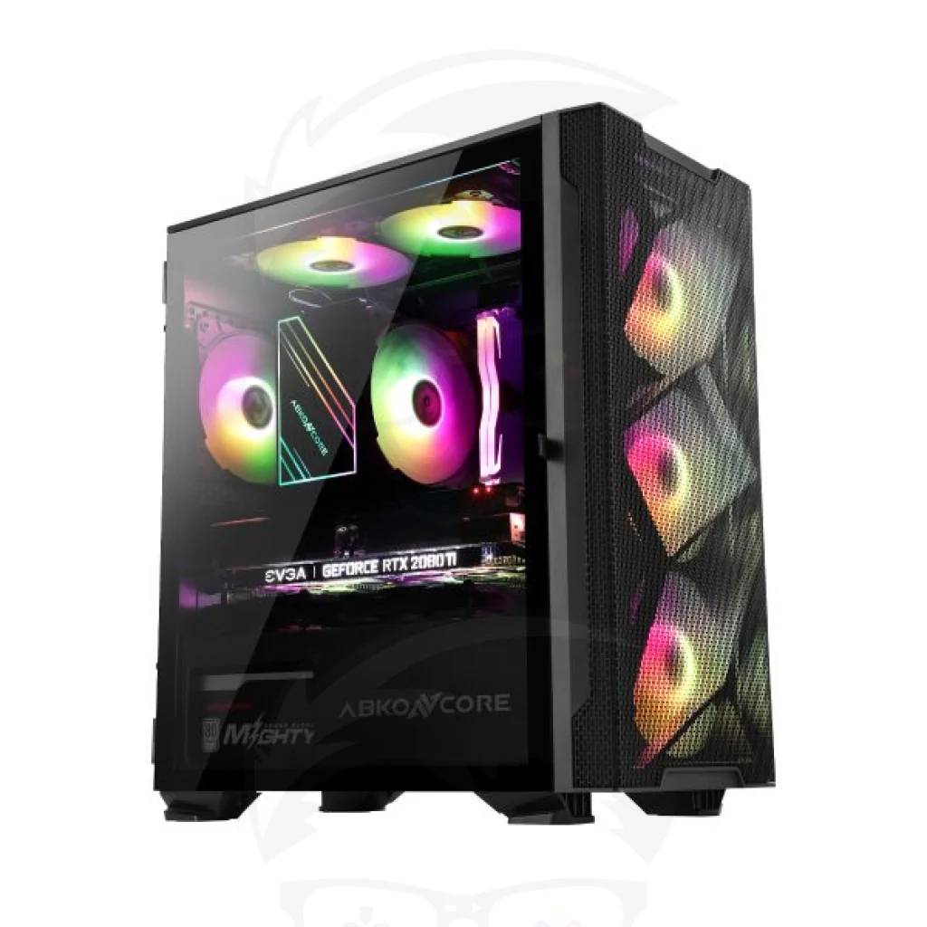 ABKONCORE C550M 4X120mm RGB GAMING CASE - Image 3
