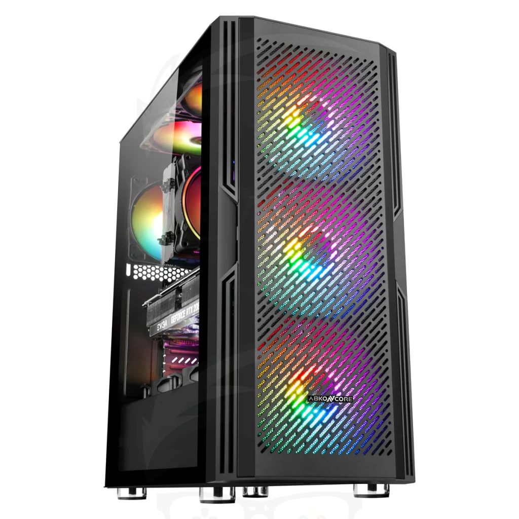ABKONCORE C800 RGB 4x120mm Fan GAMING CASE