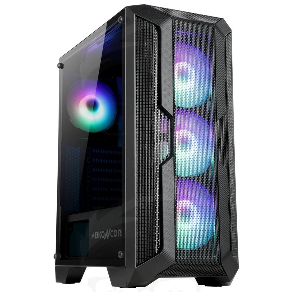 ABKONCORE H250X Premium 4x120mm GAMING CASE