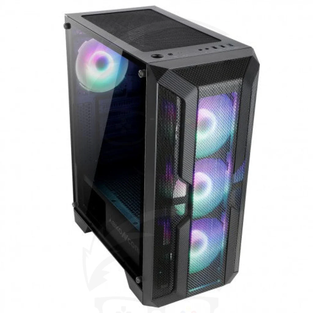 ABKONCORE H250X Premium 4x120mm GAMING CASE - Image 2