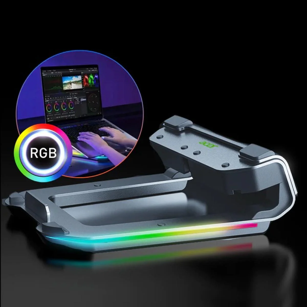 Acer ODK110 Multifunctional RGB Computer Stand - Image 2