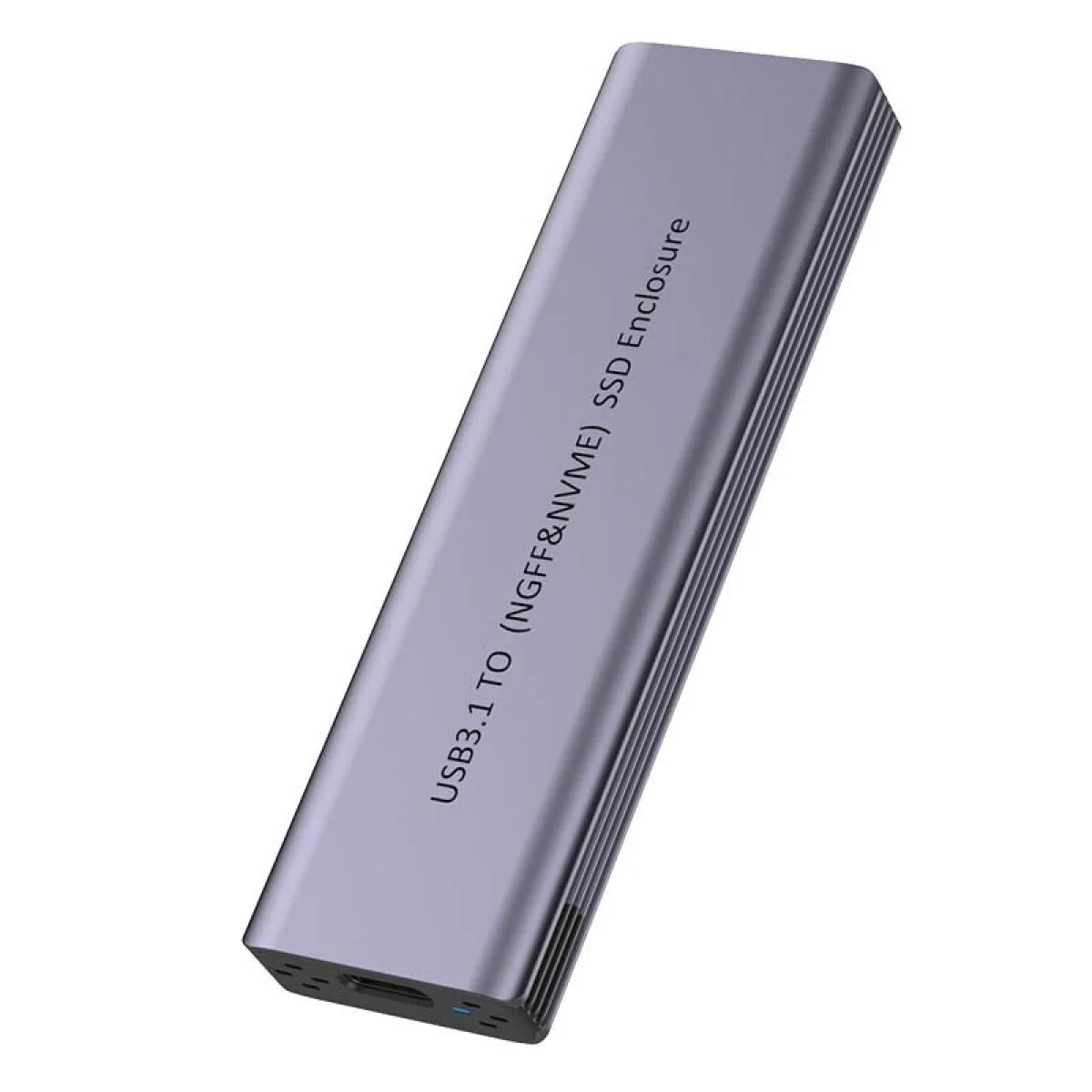 Aluminum M.2Dual-Protocol SSD Enclosure. HI-2819-M2 - Image 2