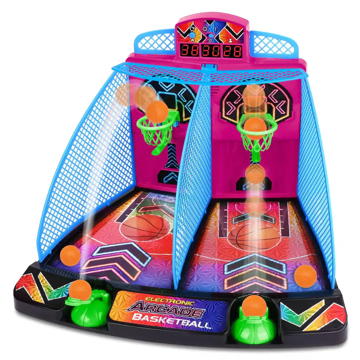 AMBASSADOR ELECTRONIC ARCADE BASKETBALL HYPER NEON SERIES 