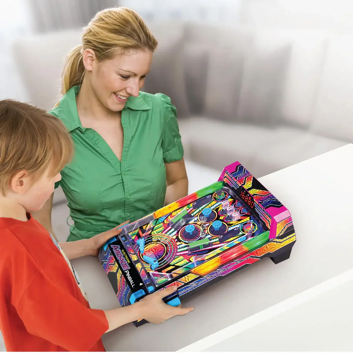 AMBASSADOR ELECTRONIC ARCADE PINBALL HYPER NEON SERIES - Image 2