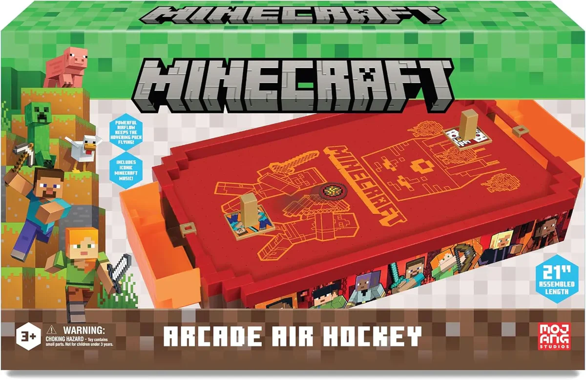 AMBASSADOR MINECRAFT ARCADE AIR HOCKEY PREMIUM SERIES NETHER