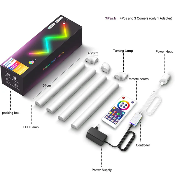 AMBIENT SMART LIGHTING 8 PCS / 4 CORNERS - Image 2