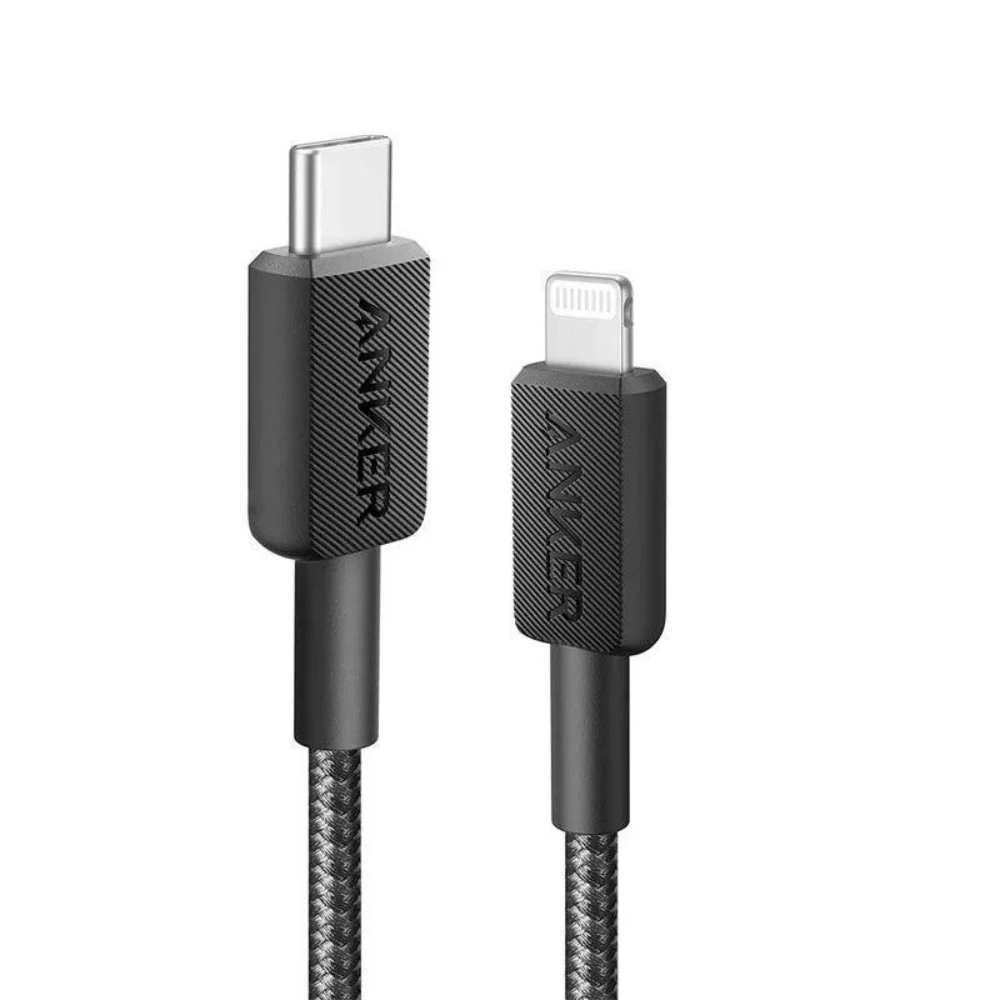 Anker Anker 322 USB-C to Lightning Cable (6ft Braided) Black - Image 2