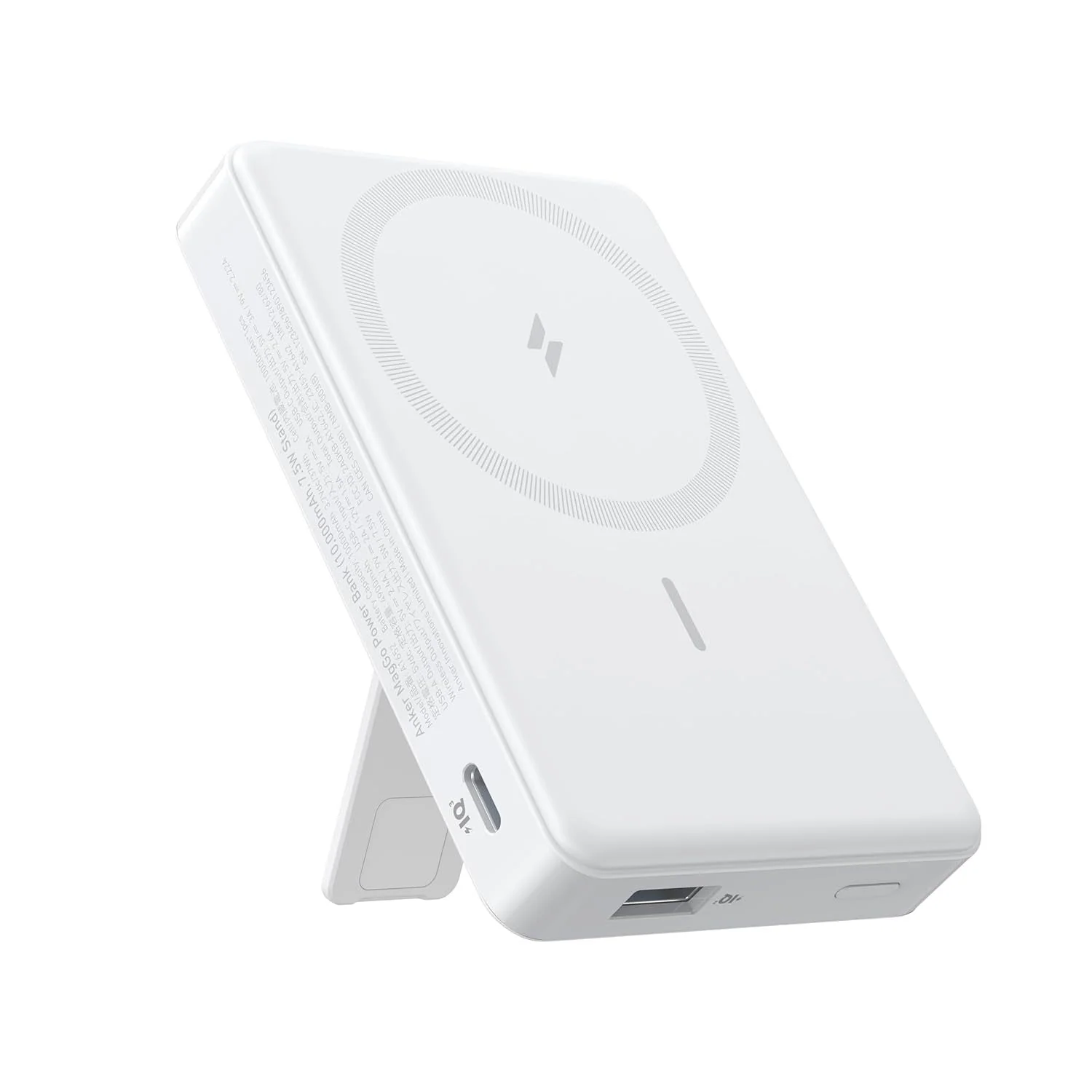 Anker MagGo Power Bank (10K, mAh, Stand) - White - Image 4