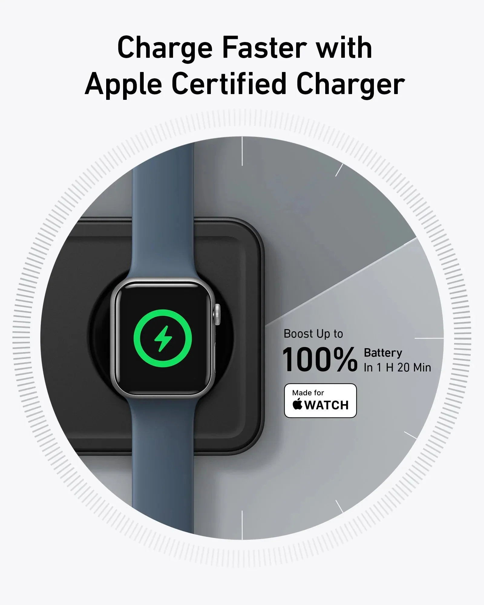 Anker MagGo Wireless Charging Station (15W, 3-in-1 Pad) - Image 4