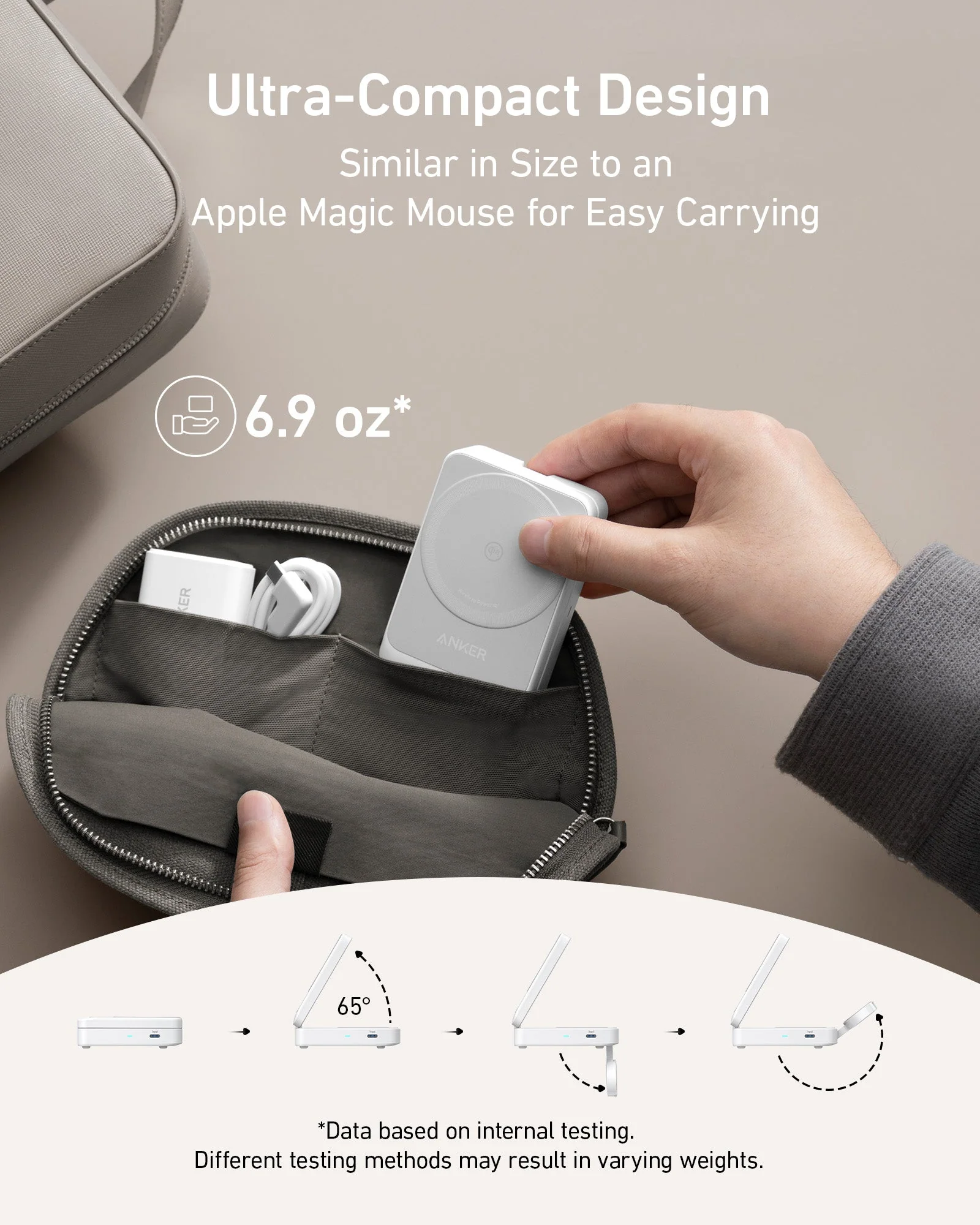 Anker MagGo Wireless Charging Station (15W, Foldable 3-in-1) - Image 8