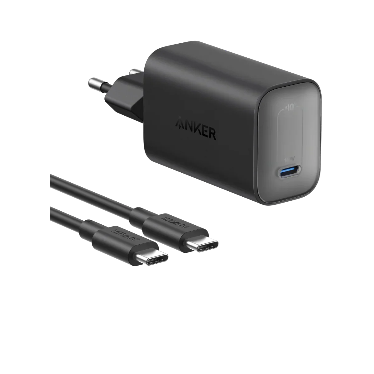 Anker Nano Charger ( 100W with 6ft 5A C-C cable) 1C Black