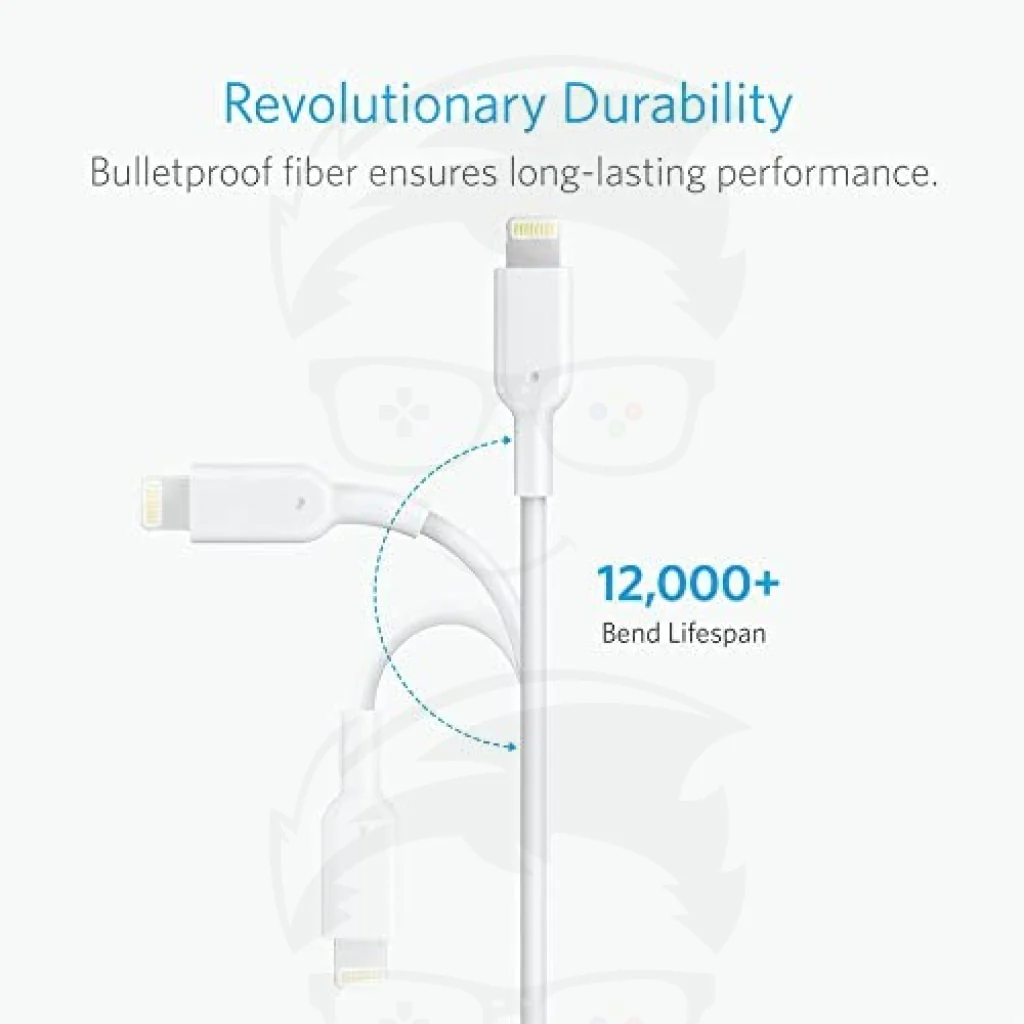 Anker PowerLine II Lightning Cable 3m - White - Image 4
