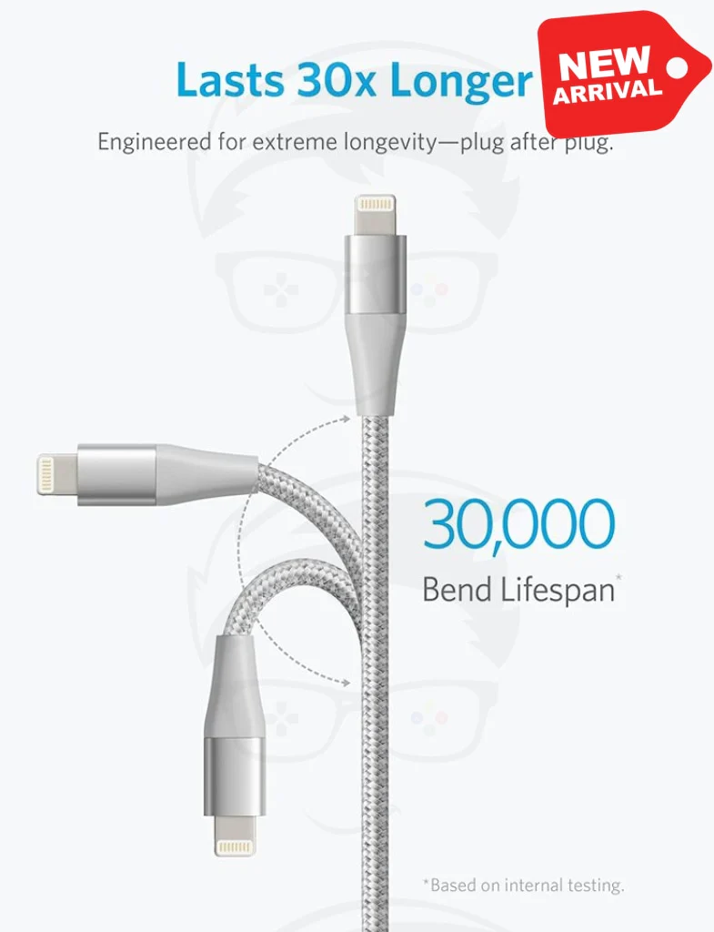 ANKER Powerline+ II Lightning Cable - 3ft - Image 3