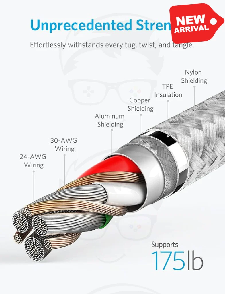 ANKER Powerline+ II Lightning Cable - 3ft - Image 4