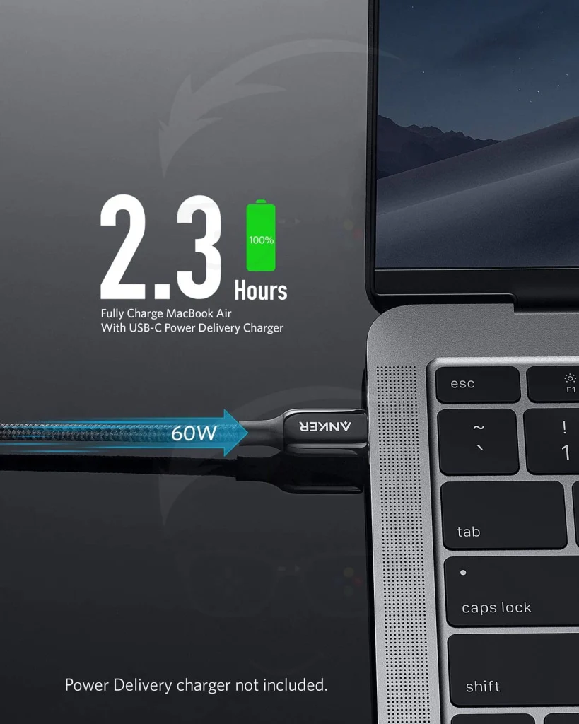 Anker PowerLine + III USB-C to USB-C 2.0 Cable 3ft / 0.9m - Image 3