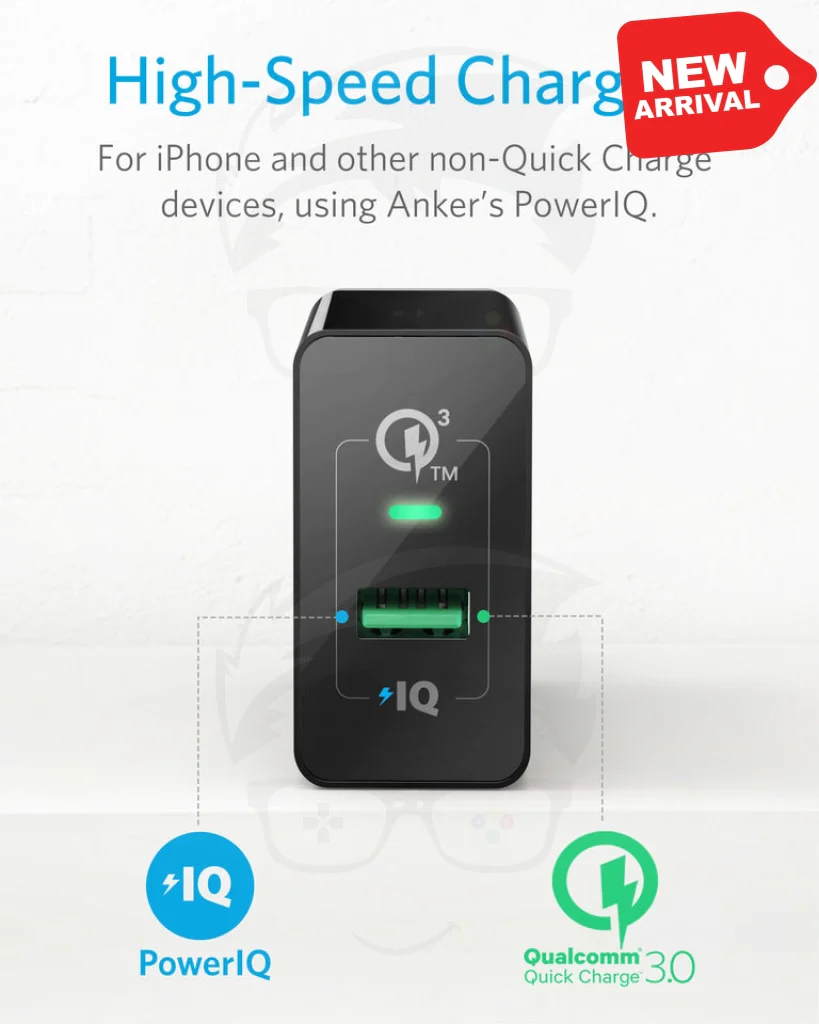 ANKER PowerPort+ 1  with Quick Charge  3.0 EU Black - Image 3