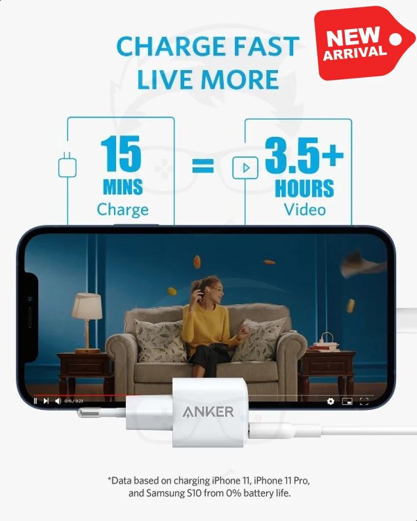 ANKER PowerPort III Nano 20W UK White (A2620L22 ) - Image 3