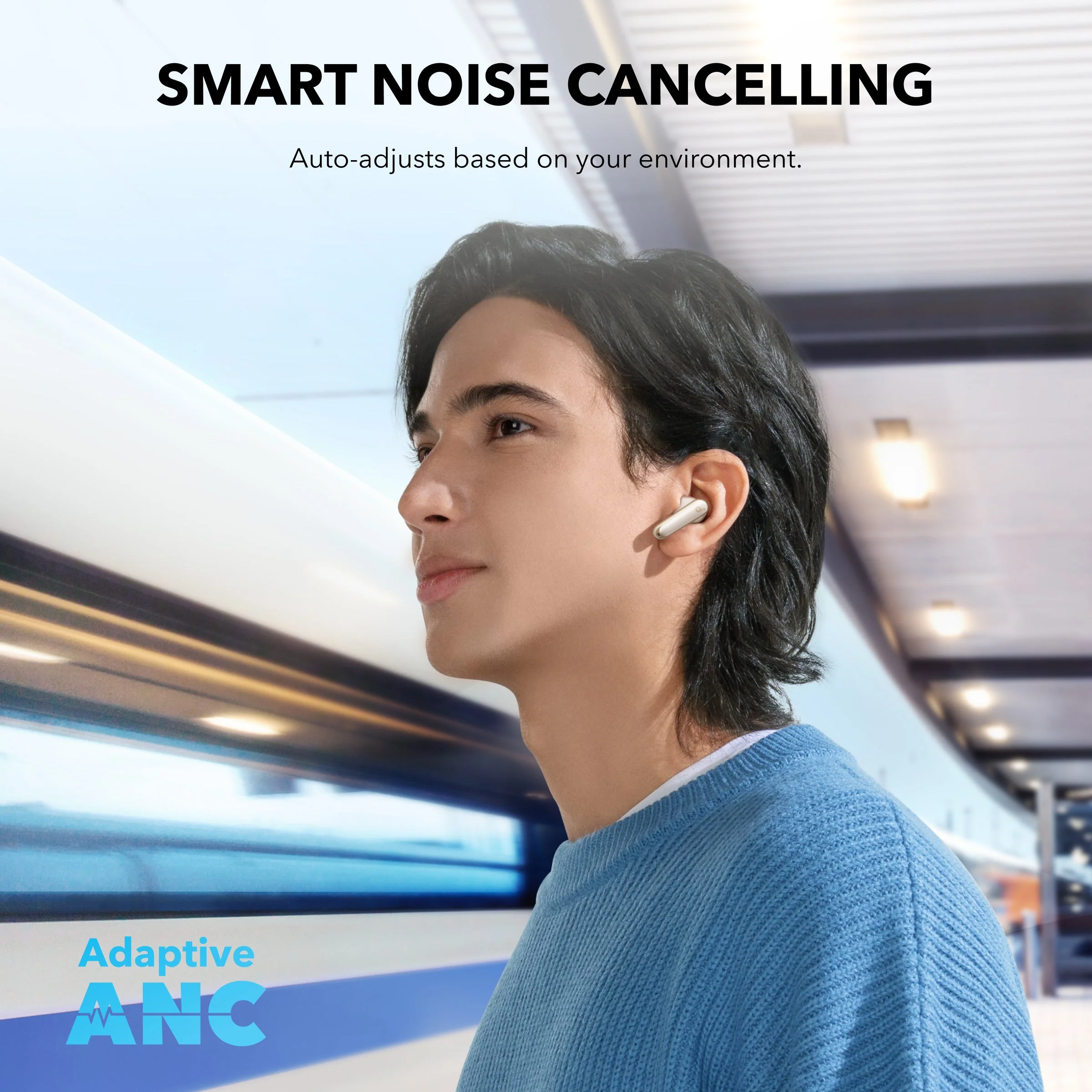 Anker SoundCore P40i In-Ear Earbuds - Blue - Image 2