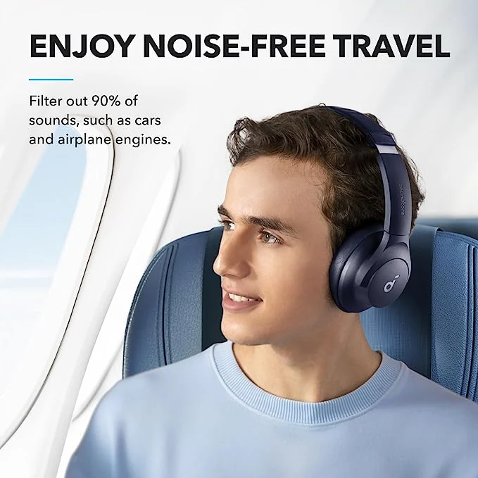 ANKER SOUNDCORE Q20i Hybrid Active Noise Cancelling Headphones BLUE - Image 2