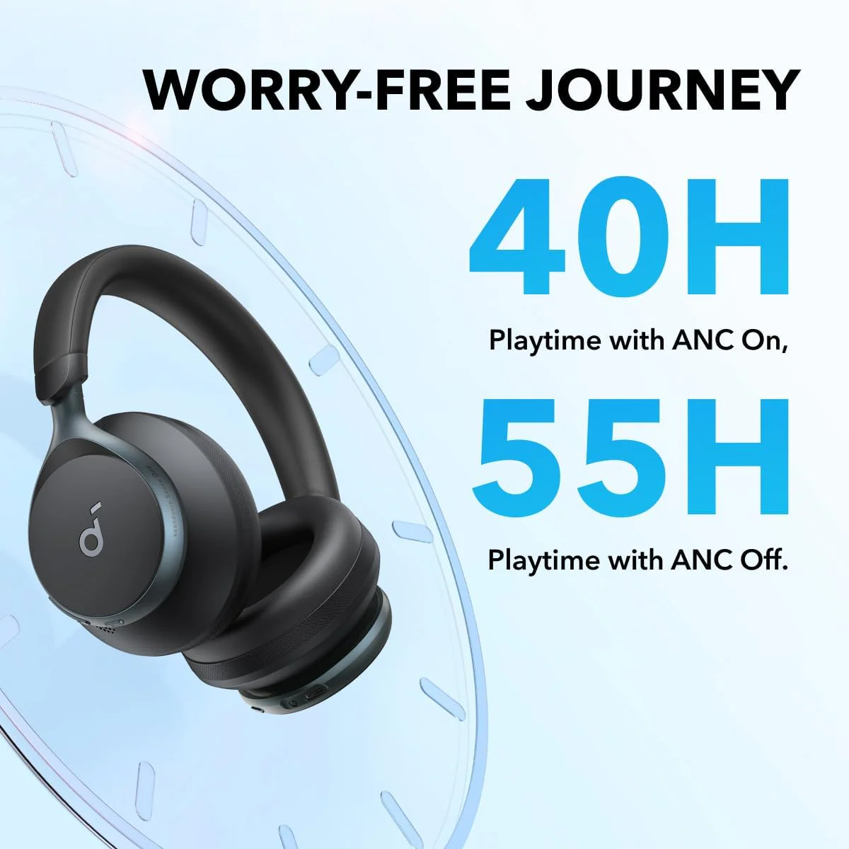Anker Soundcore Space One Headphone -Black - Image 4