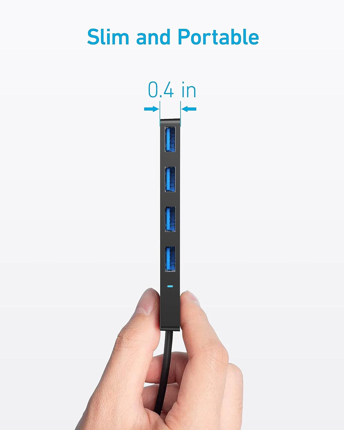 Anker USB-C Data Hub (4-in-1 5Gbps) - Black - Image 4