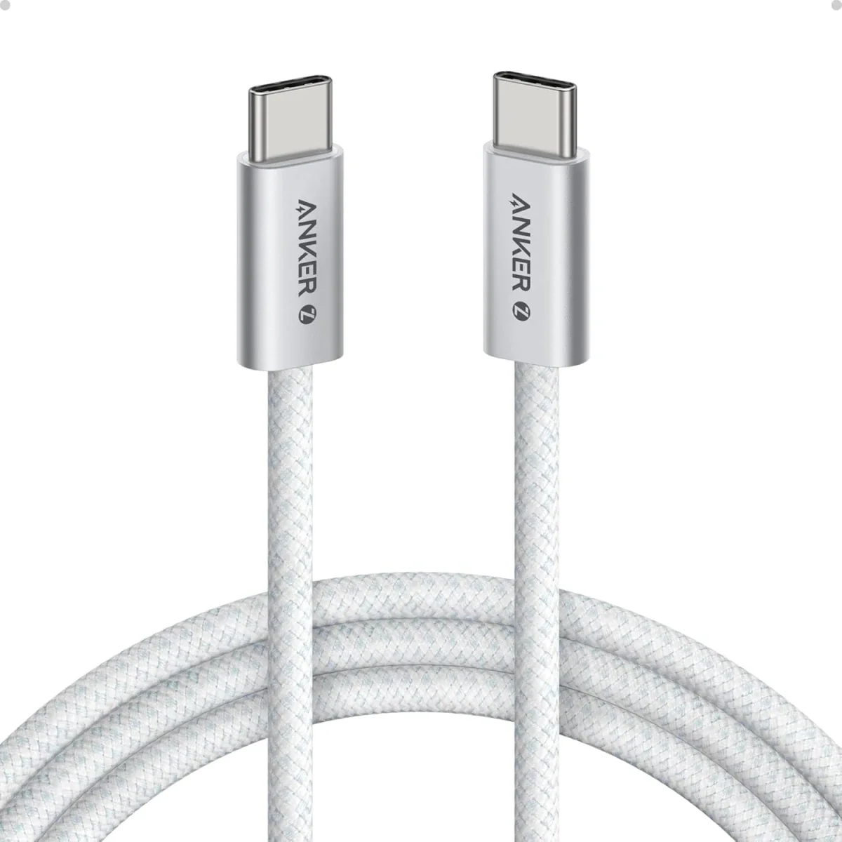 Anker ZOLO USB-C to USB-C Cable (1m 240W) - White