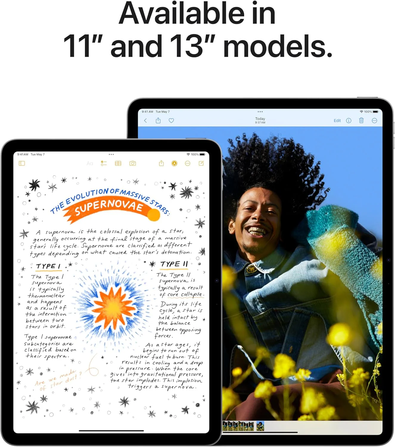 Apple iPad Air 13-inch M2 Built for Apple Intelligence Liquid Retina Display 128GB - Grey - Image 5