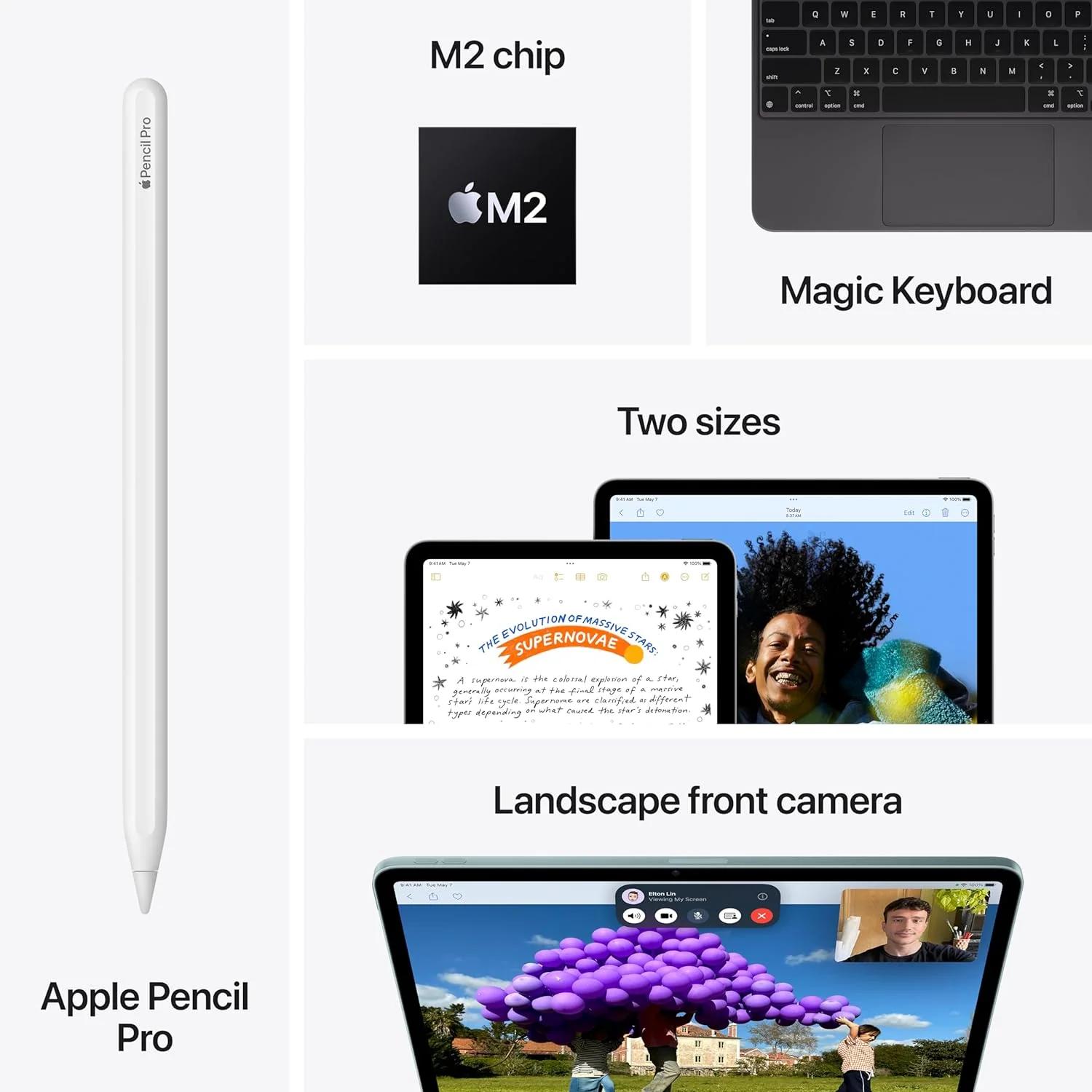 Apple iPad Air M2 13" Wi-Fi Only 256GB - Space Grey - Image 2