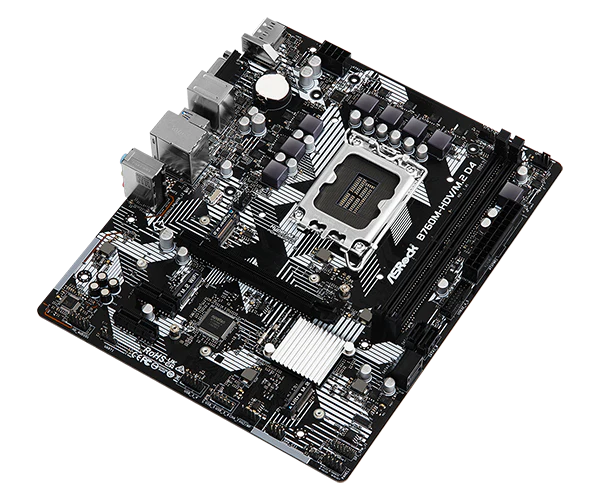 ASRock B760M-HDV M.2 LGA 1700 DDR4 Micro ATX Motherboard - Image 3