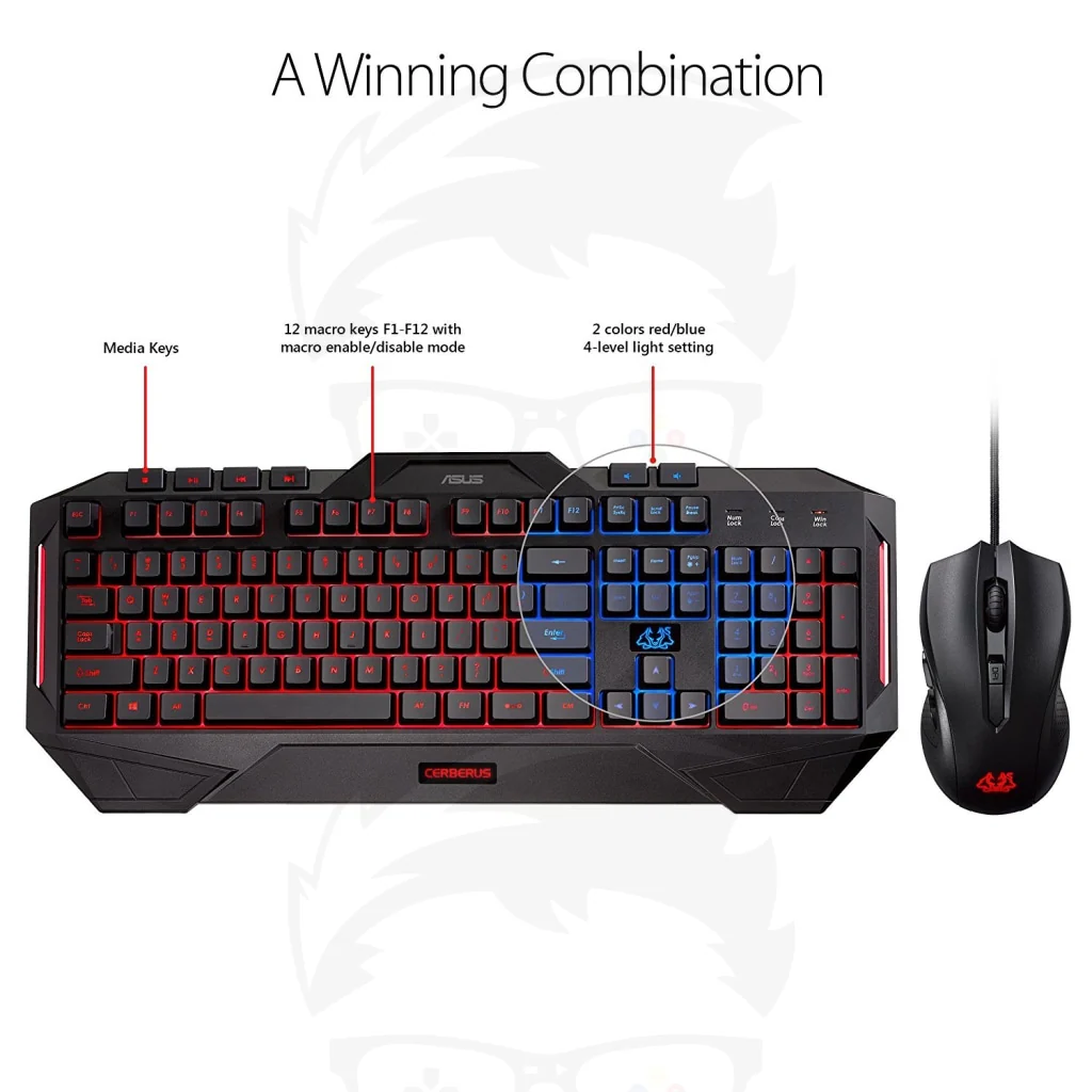 ASUS Cerberus Gaming Keyboard and Mouse Combo