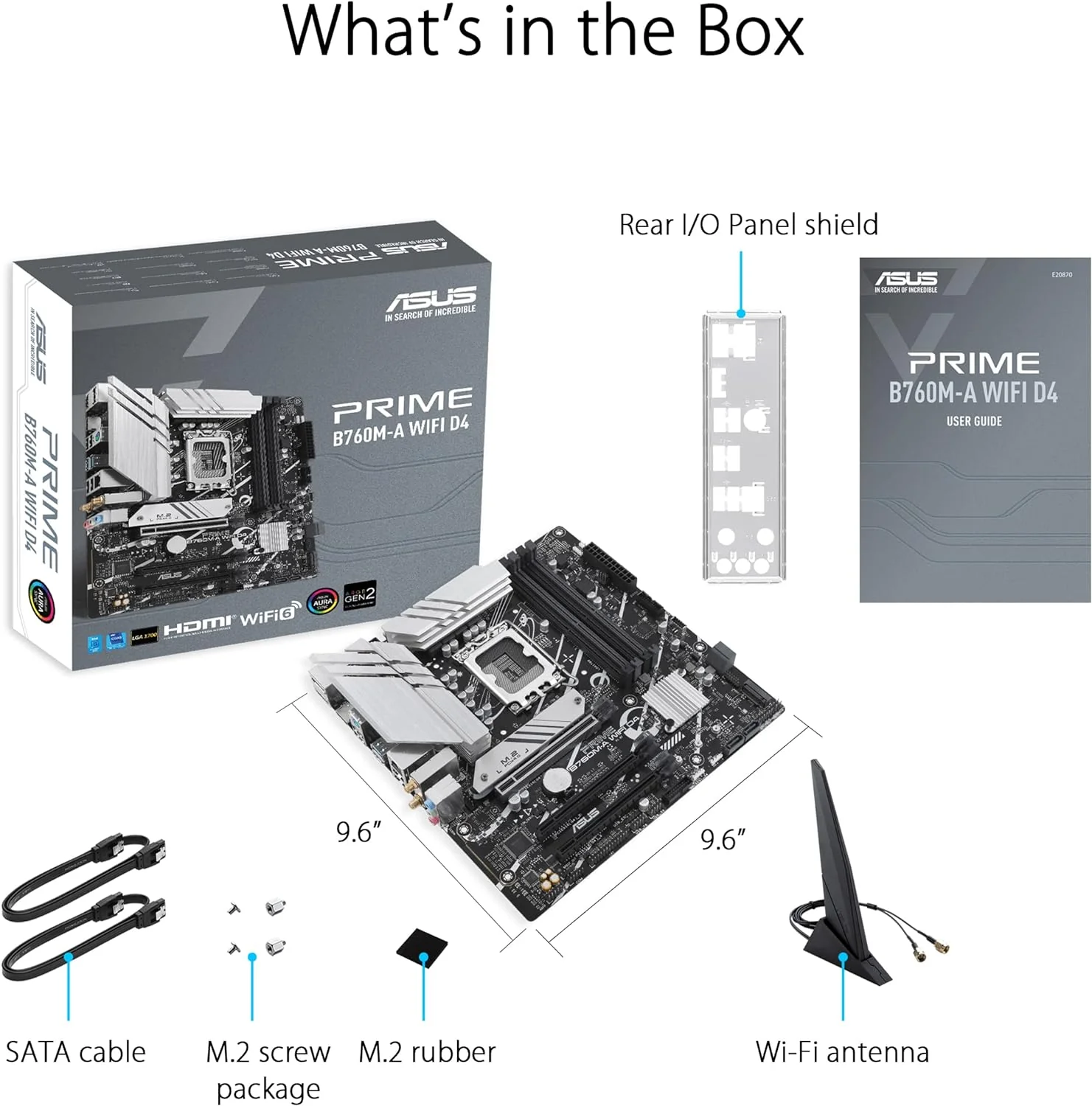 ASUS PRIME B760M-A WIFI D4 (13th and 12th Gen) LGA 1700 mATX Motherboard - Image 6