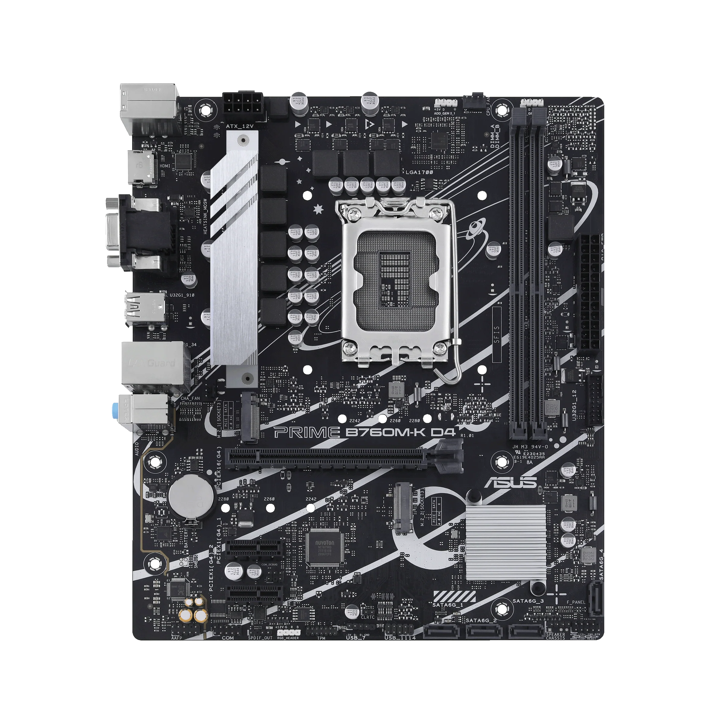 ASUS Prime B760M-K D4 (LGA 1700)(13th and 12th Gen) mATX Motherboard - Image 2