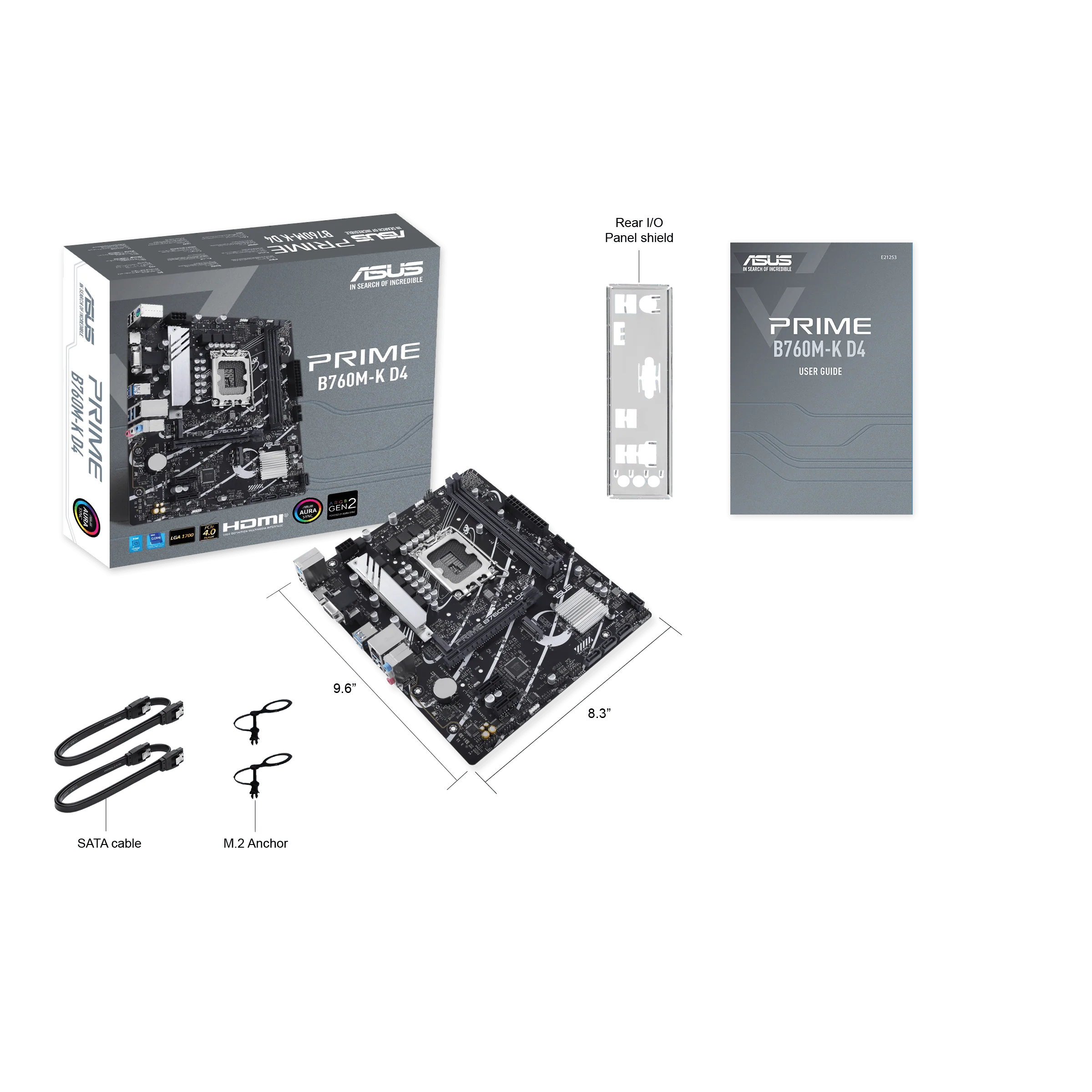 ASUS Prime B760M-K D4 (LGA 1700)(13th and 12th Gen) mATX Motherboard - Image 5
