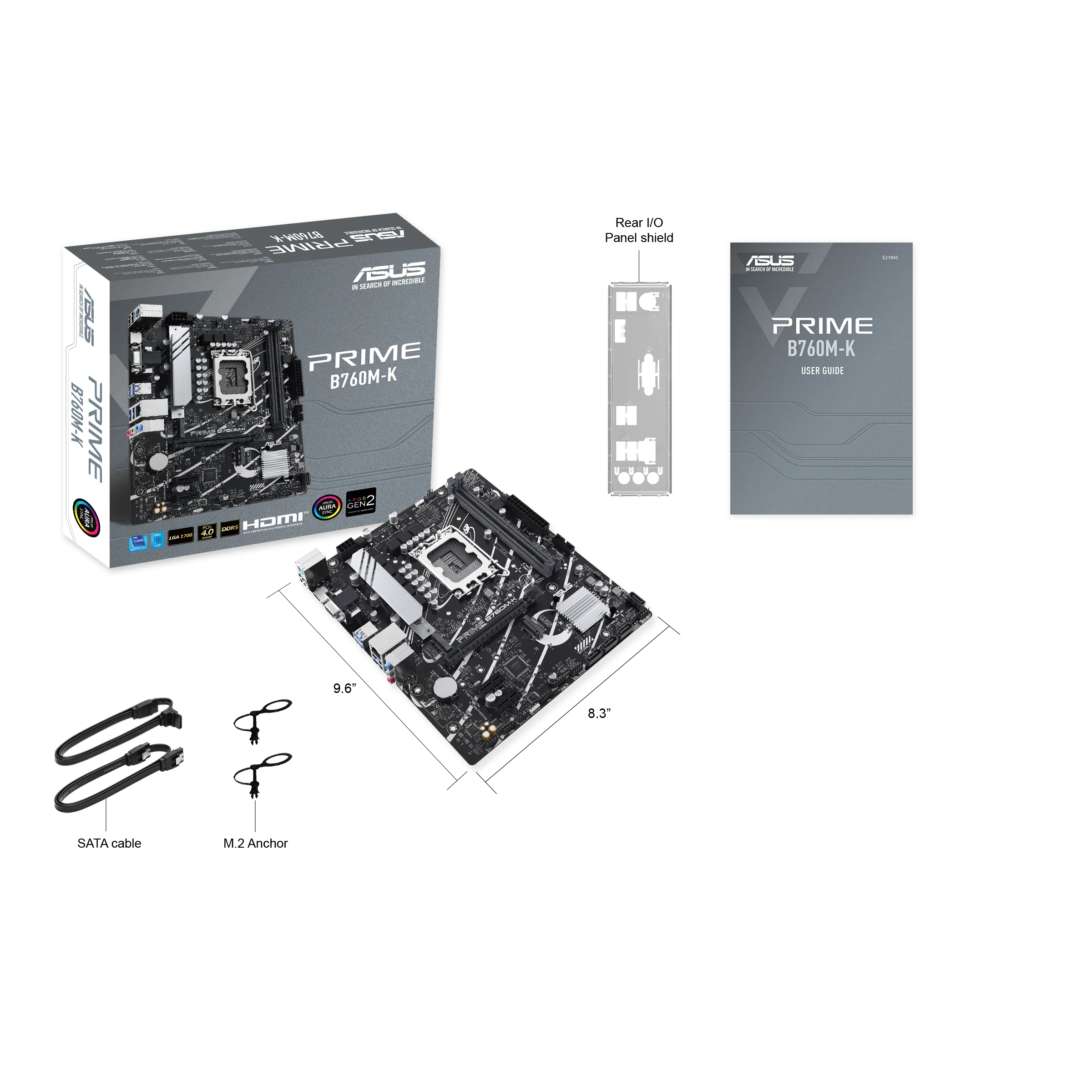 ASUS PRIME B760M-K DDR5 (13th and 12th Gen) LGA 1700 mATX Motherboard - Image 6