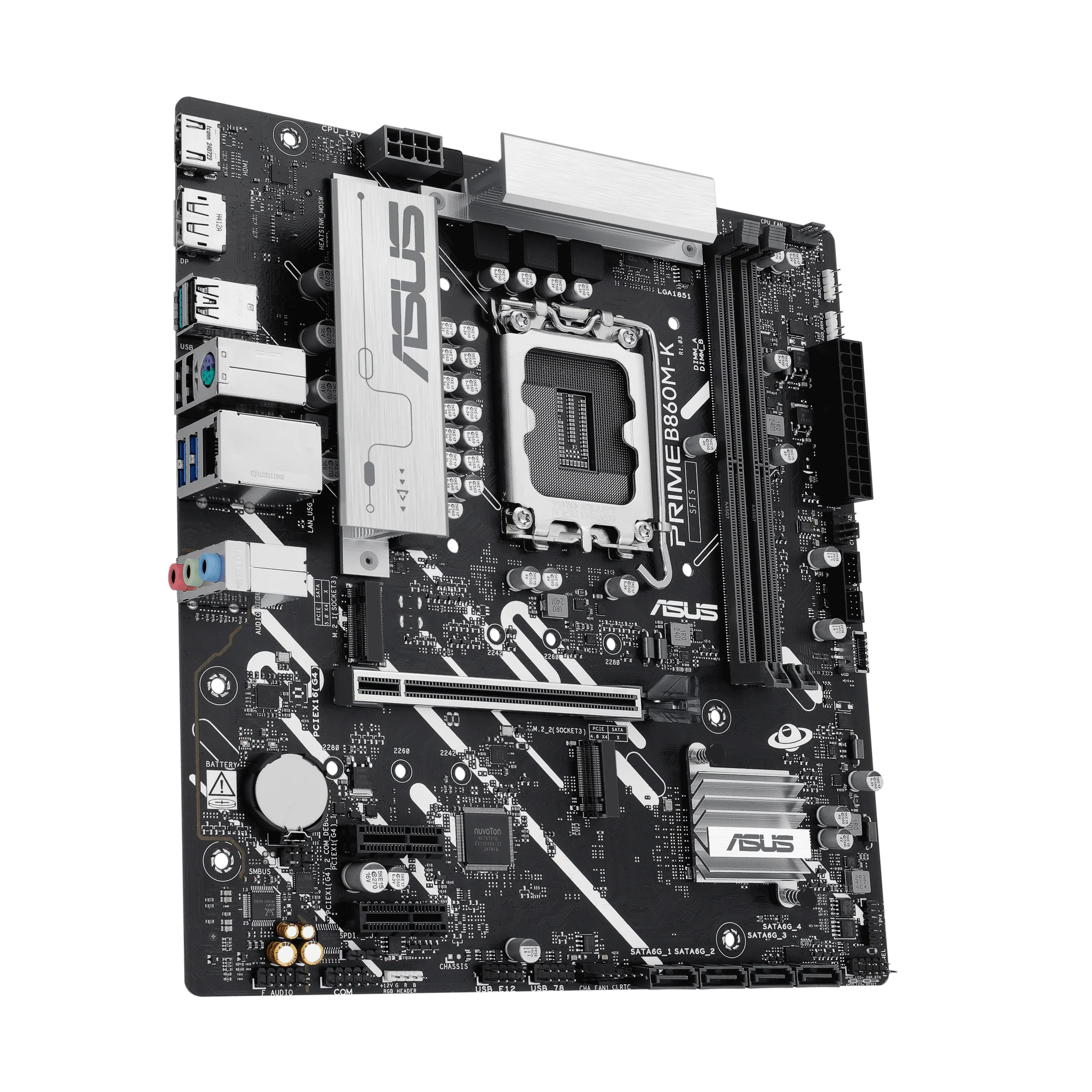 ASUS Prime B860M-K DDR5 Micro-ATX Motherboard - Image 3