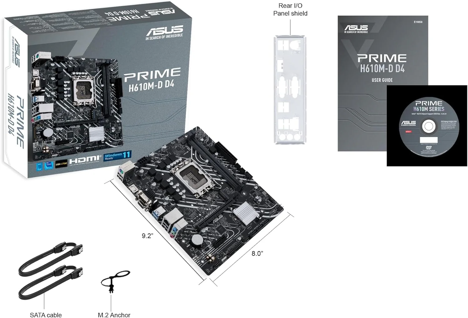ASUS PRIME H610M-D D4 LGA1700 micro-ATX Motherboard - Image 4