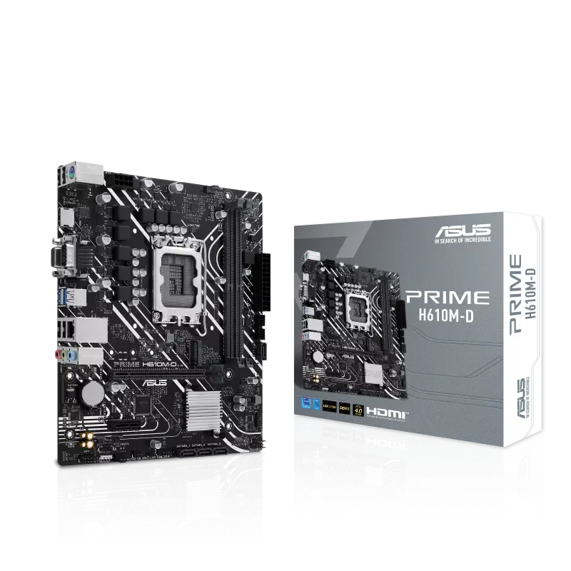 ASUS PRIME H610M-D DDR5 LGA1700 micro-ATX Motherboard