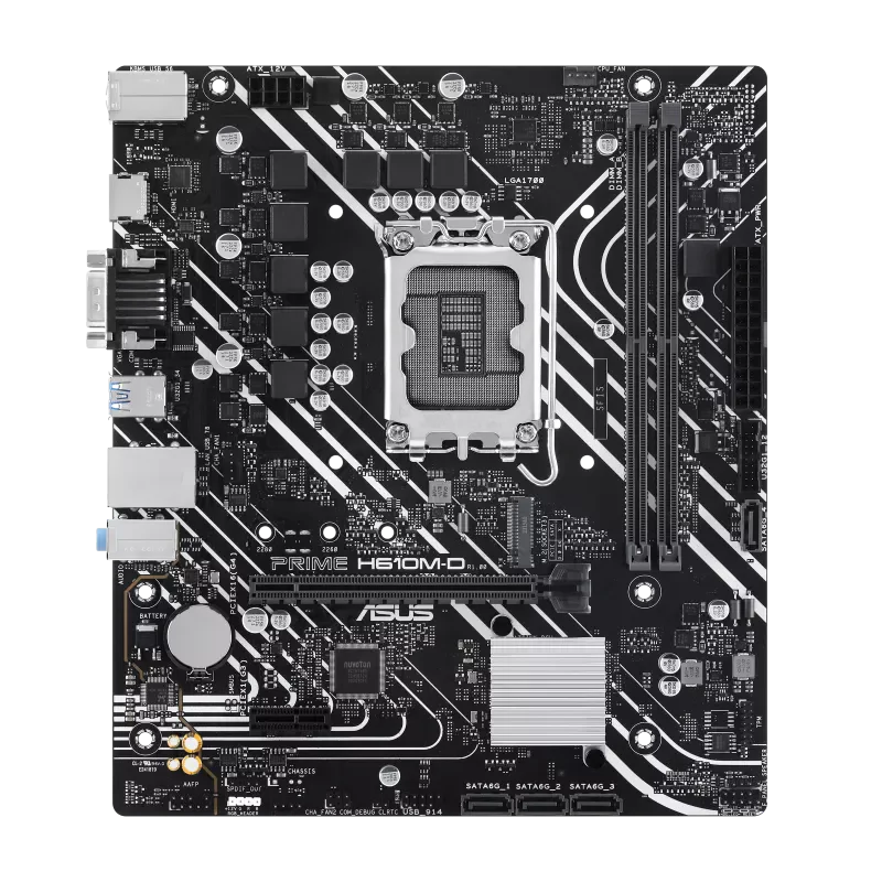 ASUS PRIME H610M-D DDR5 LGA1700 micro-ATX Motherboard - Image 2