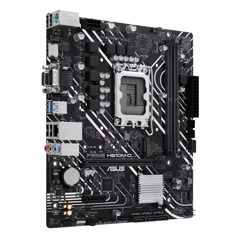 ASUS PRIME H610M-D DDR5 LGA1700 micro-ATX Motherboard - Image 3