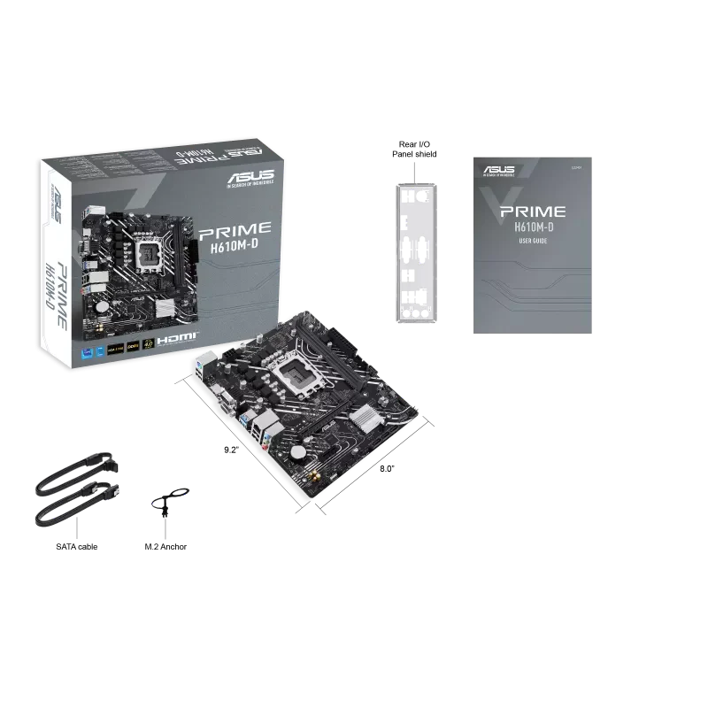 ASUS PRIME H610M-D DDR5 LGA1700 micro-ATX Motherboard - Image 5