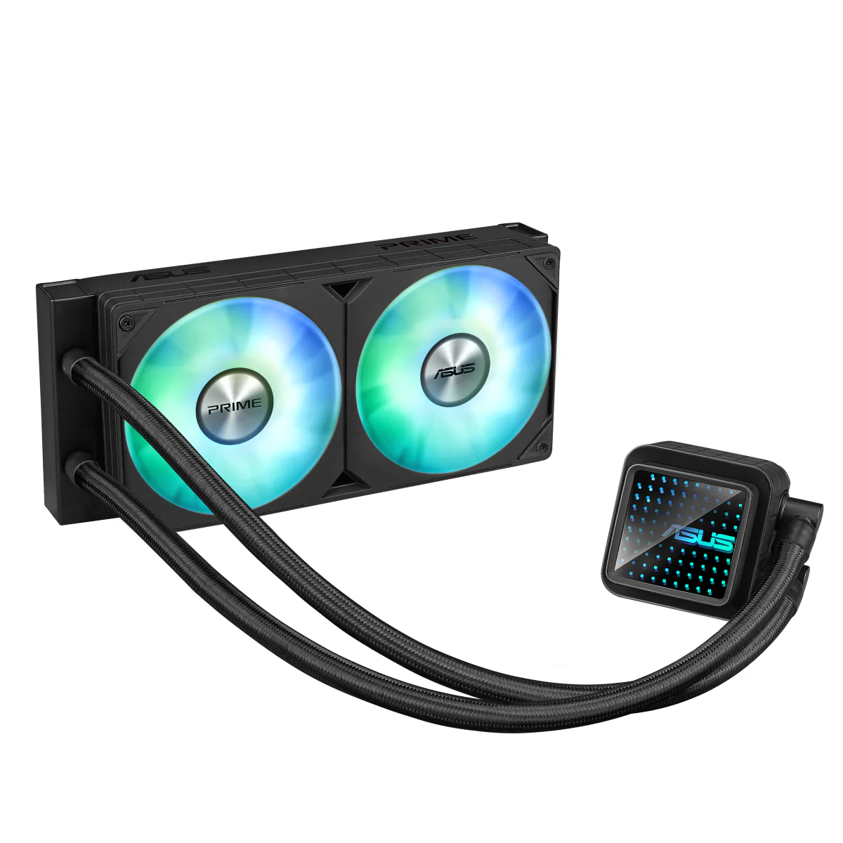 ASUS PRIME LC240 ARGB Computer Case AIO Liquid Cooler 12cm Black - Image 4