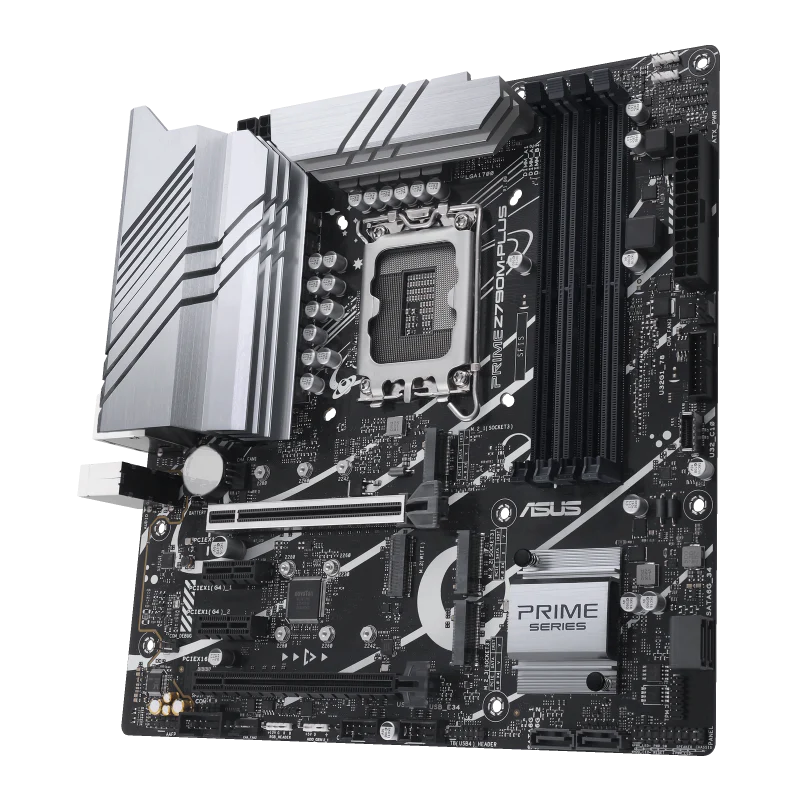 ASUS PRIME Z790M-Plus mATX Motherboard, LGA1700 Socket, 4x DIMM DDR5 - Image 2
