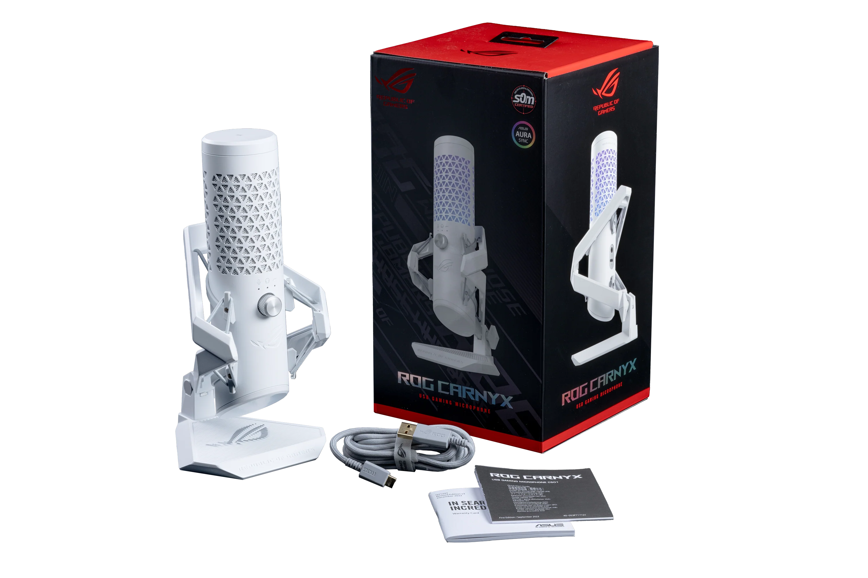 ASUS ROG Carnyx Professional Cardioid Condenser Gaming Microphone - White - Image 6