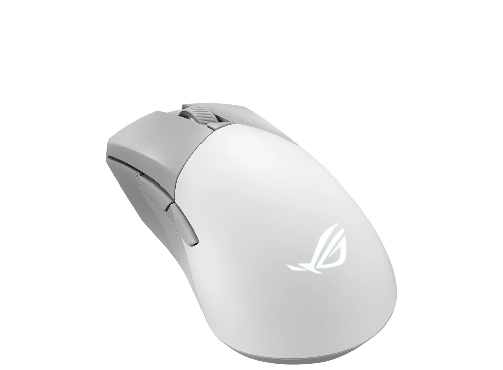 Asus ROG Gladius III 2.4 GHz & BT Wireless Gaming Mouse - White - Image 5