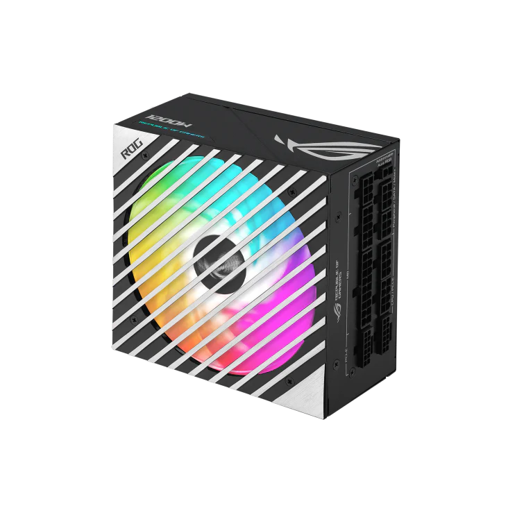 ASUS ROG Loki 1200T SFX-L 80 Plus Titanium Fully Modular Power Supply, 1200W Power ARGB-Illuminated Fan & Aura Sync - Image 2