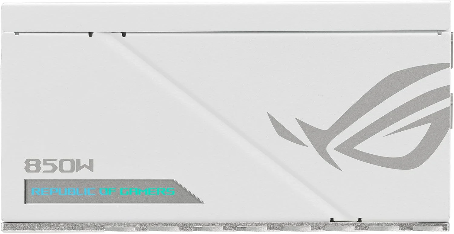 ASUS ROG Loki SFX-L 850W Power Supply Unit, 80 Plus Platinum, Fully Modular, PCIe Gen 5.0, 120mm ARGB-Illuminated Fan White - Image 4
