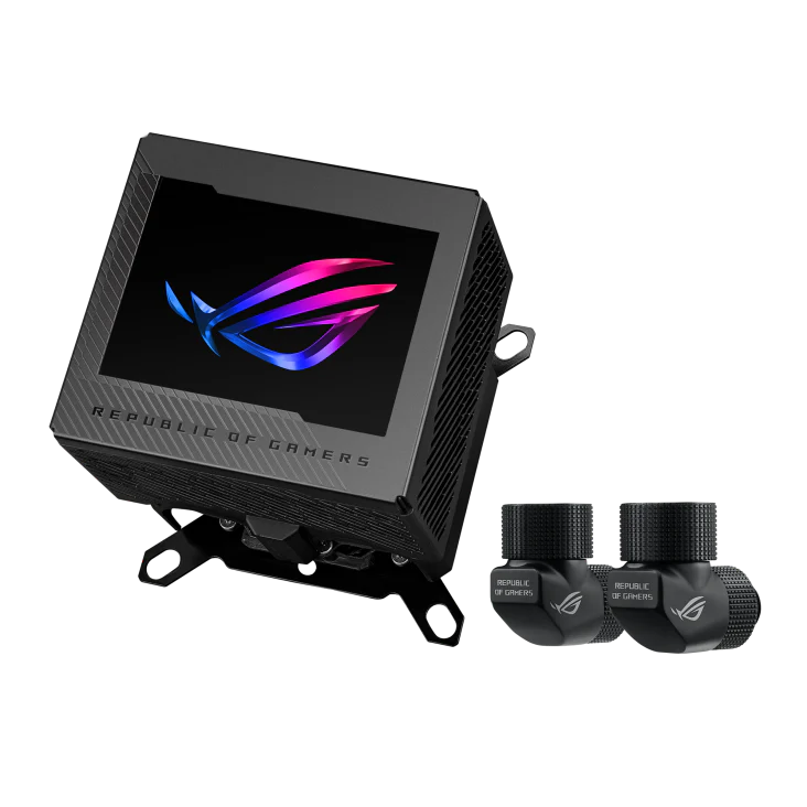 ASUS ROG RYUJIN III WB CPU Water Block, Full-Colour 3.5" LCD Customisable Screen, Embedded VRM Fan, Black - Image 5