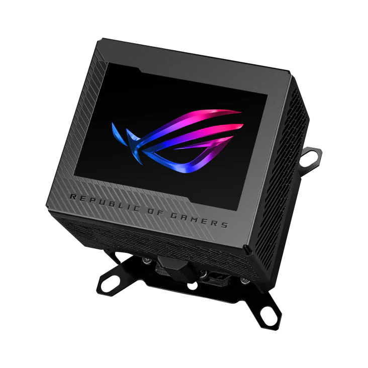 ASUS ROG RYUJIN III WB CPU Water Block, Full-Colour 3.5" LCD Customisable Screen, Embedded VRM Fan, Black - Image 6