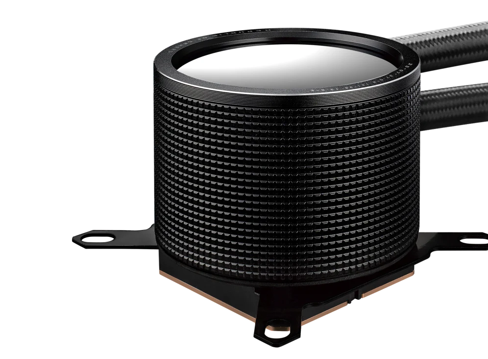 ASUS ROG Ryuo III 360 AIO Liquid CPU Cooler, 8th Gen Asetek Pump, Anime Matrix LED, 2200 RPM Speed Black - Image 3