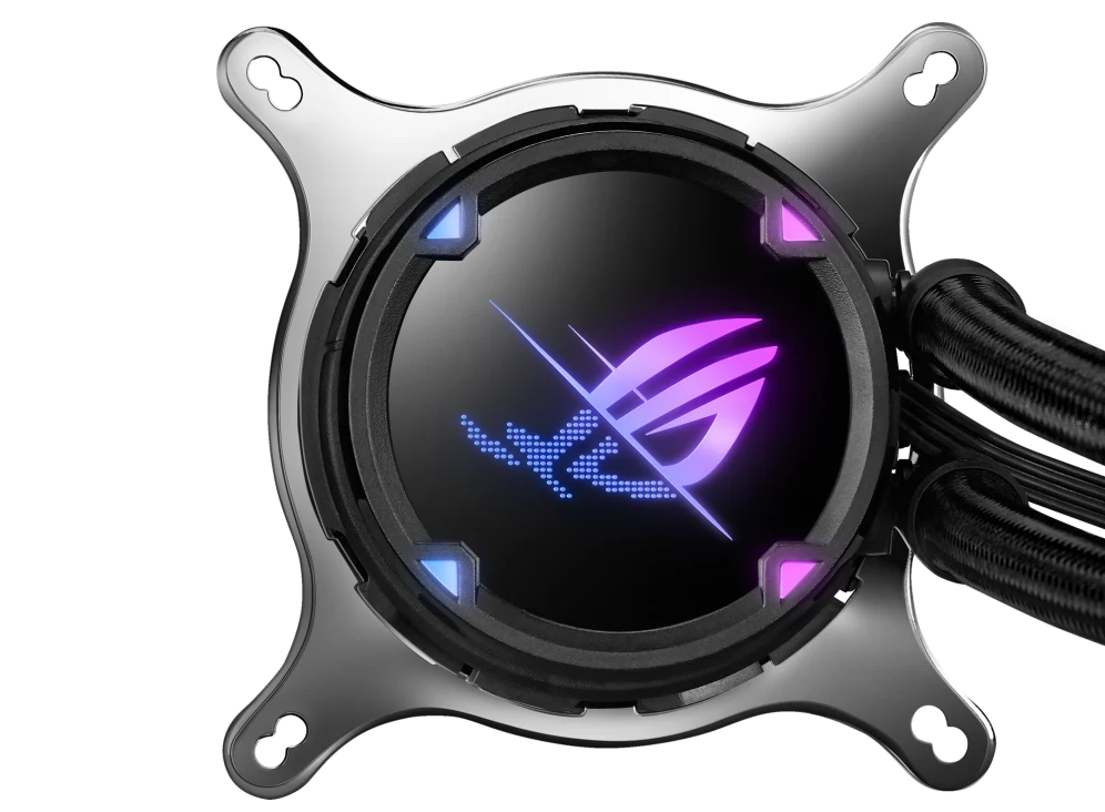 ASUS ROG Strix LC II 360 ARGB AIO Liquid CPU Cooler, With Aura Sync, Three ROG 120mm A RGB Radiator Fans Black - Image 3